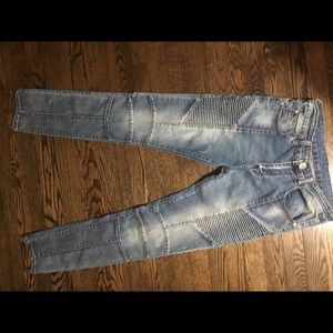 Biker jeans